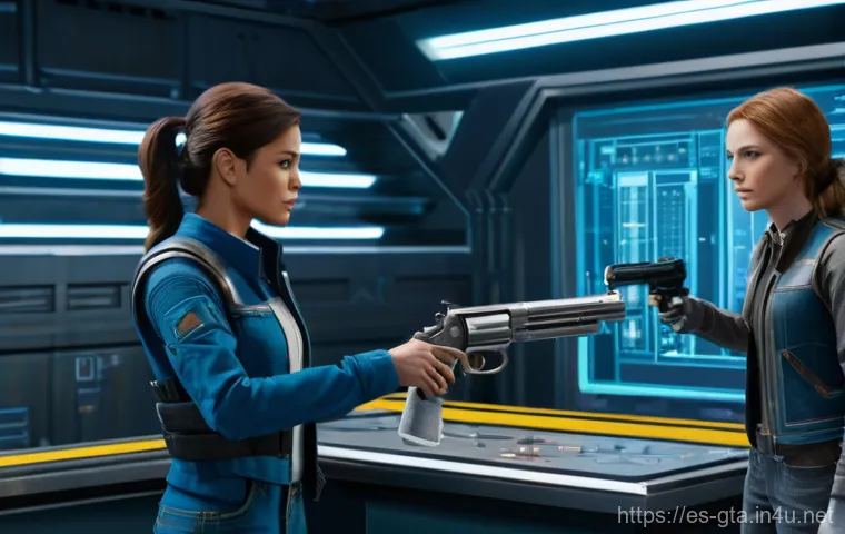 GTA5 무기별 데미지 차트 - **Prompt 2: Rooftop Sniper Vantage**
    A determined female player character in her early 30s, with...