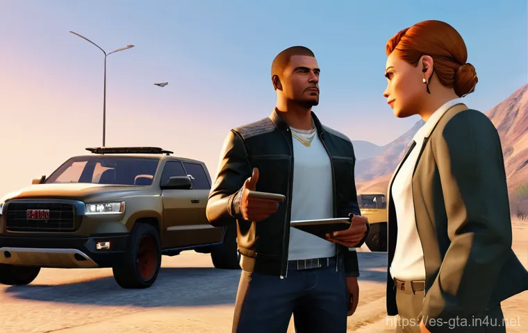 GTA5 계절별 게임 이벤트 - **"A group of four diverse, fully clothed young adults in Los Santos, celebrating a vibrant Hallowee...