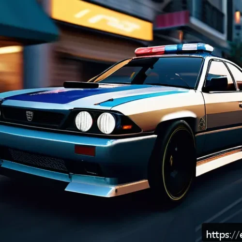 Home 31 GTA5 각종 도전 과제 공략 - A dynamic urban chase scene featuring a heavily armored Kuruma speeding through narrow Los Santos st...