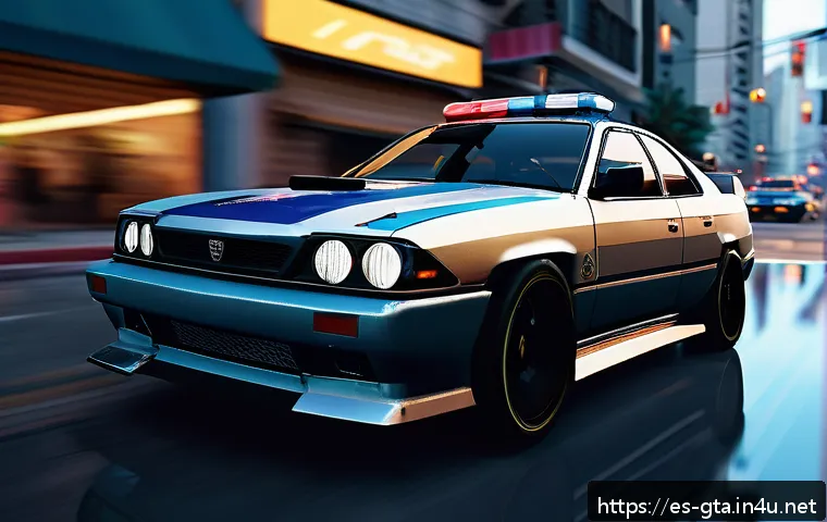 GTA5 각종 도전 과제 공략 - A dynamic urban chase scene featuring a heavily armored Kuruma speeding through narrow Los Santos st...
